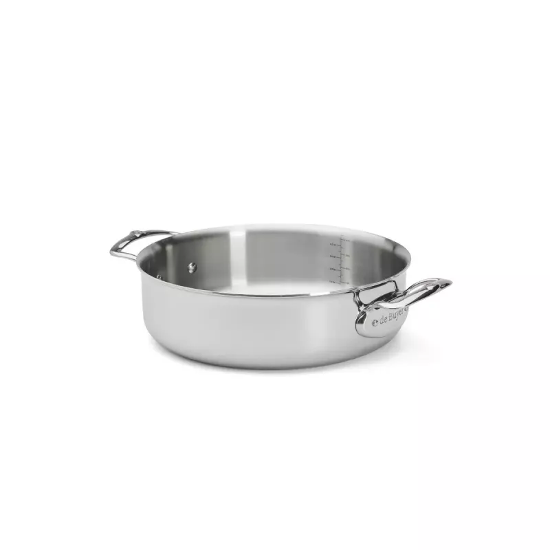 Sartén salteadora de Buyer Affinity acero inoxidable 28 cm redonda