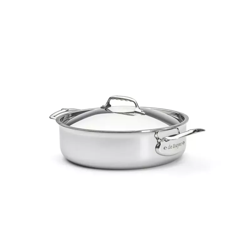 Sartén salteadora de Buyer Affinity acero inoxidable 28 cm redonda