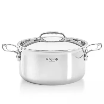 Olla de Buyer Affinity con tapa, 28 cm, acero inoxidable