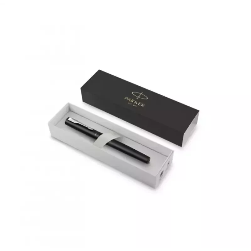 Bolígrafo Parker Vector XL negro acero inoxidable