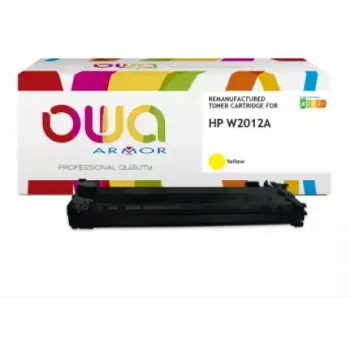 Tóner compatible OWA Armor K18856OW para HP W2012A, amarillo, 13.000 páginas