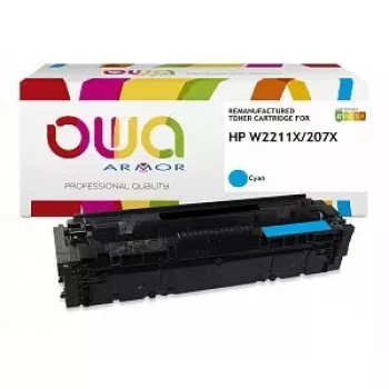 Tóner OWA Armor HP W2211X 2450 uds. 2500 páginas cian
