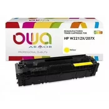 Tóner OWA Armor HP W2212X 2450 uds. 2500 páginas amarillo