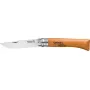 Navaja Opinel N.º 10 hoja de acero al carbono, mango de madera