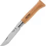 Navaja Opinel N.º 08 — hoja de acero inoxidable Opinel, mango de madera plegable