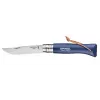Navaja Opinel N°08 Camper/Scout azul longitud de hoja 8,5 cm