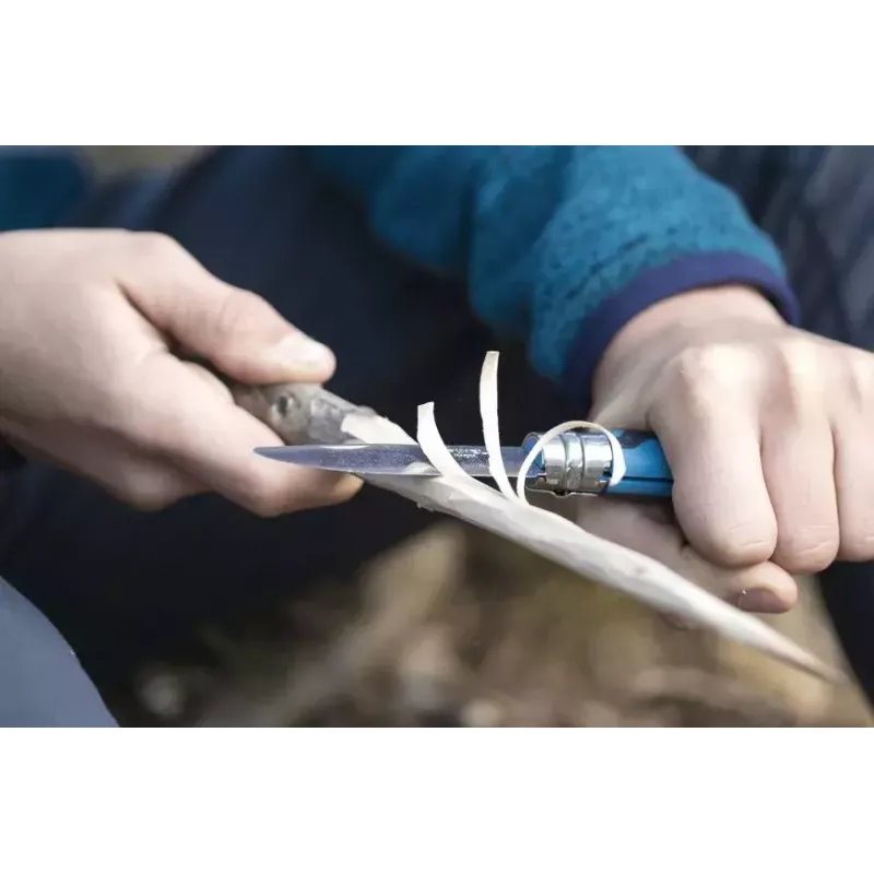 Cuchillo Opinel N°07 Camper/scout azul 001898 hoja plegable