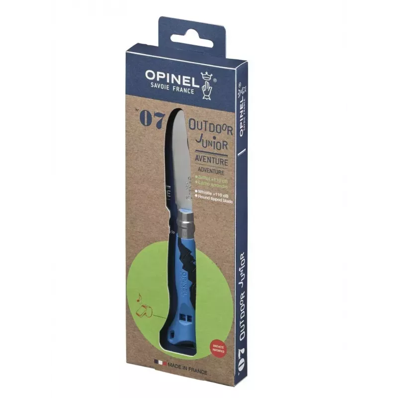 Cuchillo Opinel N°07 Camper/scout azul 001898 hoja plegable