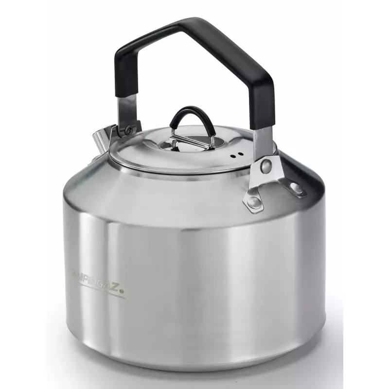 Hervidor Campingaz 2197186 1,5 l acero inoxidable asa negra