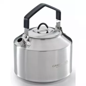 Hervidor Campingaz 2197186 1,5 l acero inoxidable asa negra