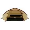 Tienda de campaña COLEMAN Darwin 3 Plus Summer – para 3 personas, modelo de verano, beige/rojo oscuro