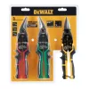 Juego de tijeras de hojalatero DeWALT DWHT14676-0, 3 piezas