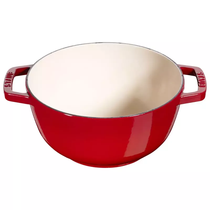 Juego de fondue Staub 18 cm Cherry, redondo 0,25 L, 187×100 mm, 4,6 kg