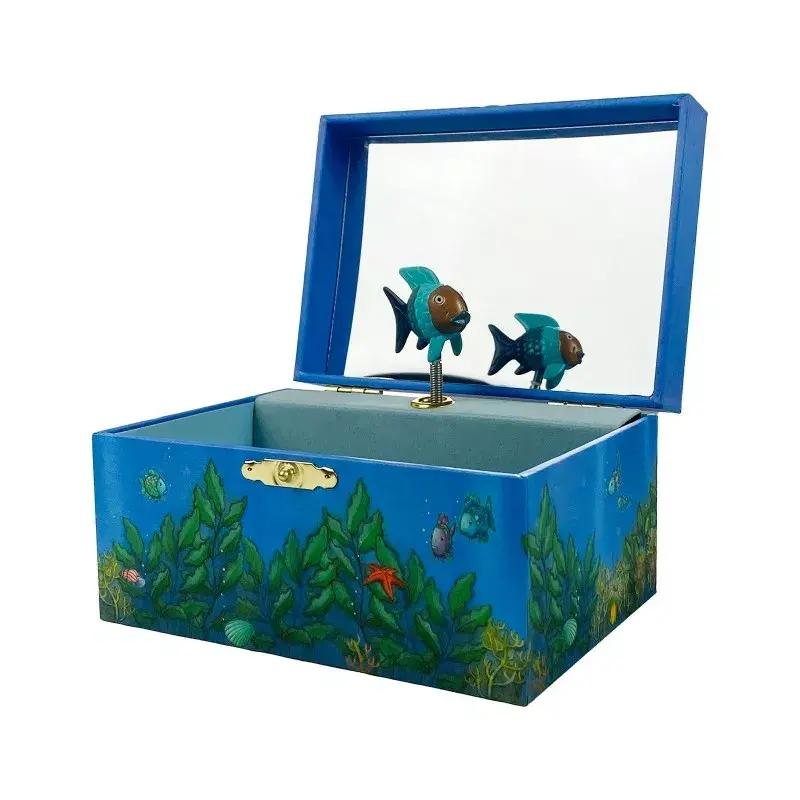 Caja de música Lullaby Trousselier S91066 azul 150x120x85 mm