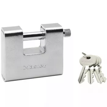 Candado MASTER LOCK 680EURD 80 mm acero templado, arco recubierto