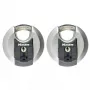 Candado discus MASTER LOCK 70 mm acero inoxidable con llave igualada pack de 2