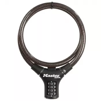 Cable de seguridad MASTER LOCK 8229EURDPRO negro 0,9 m