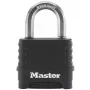 Candado MASTER LOCK M178EURD 57 mm de ancho carcasa de zinc Excell combinación autorregulable negro