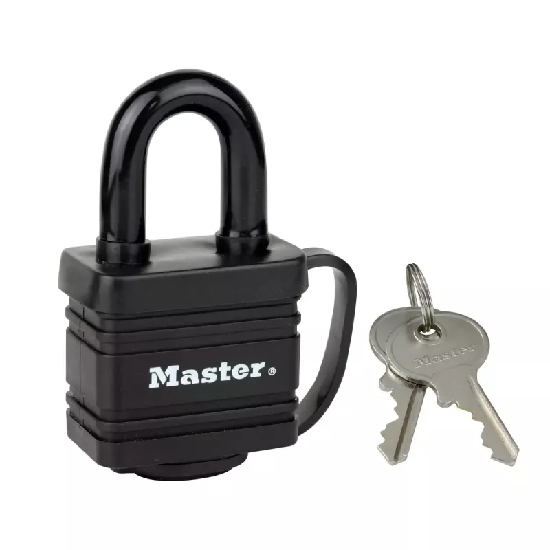 Candado MASTER LOCK 7804EURT 2 x 40 mm acero laminado negro