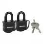 Candado MASTER LOCK 7804EURT 2 x 40 mm acero laminado negro