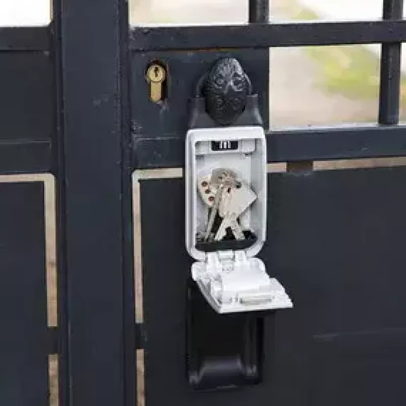Caja fuerte portátil MASTER LOCK 5420EURD con cerradura de combinación gris