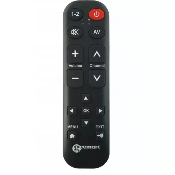 Mando a distancia Geemarc TV-15 – mando universal de TV con letra grande y función de aprendizaje