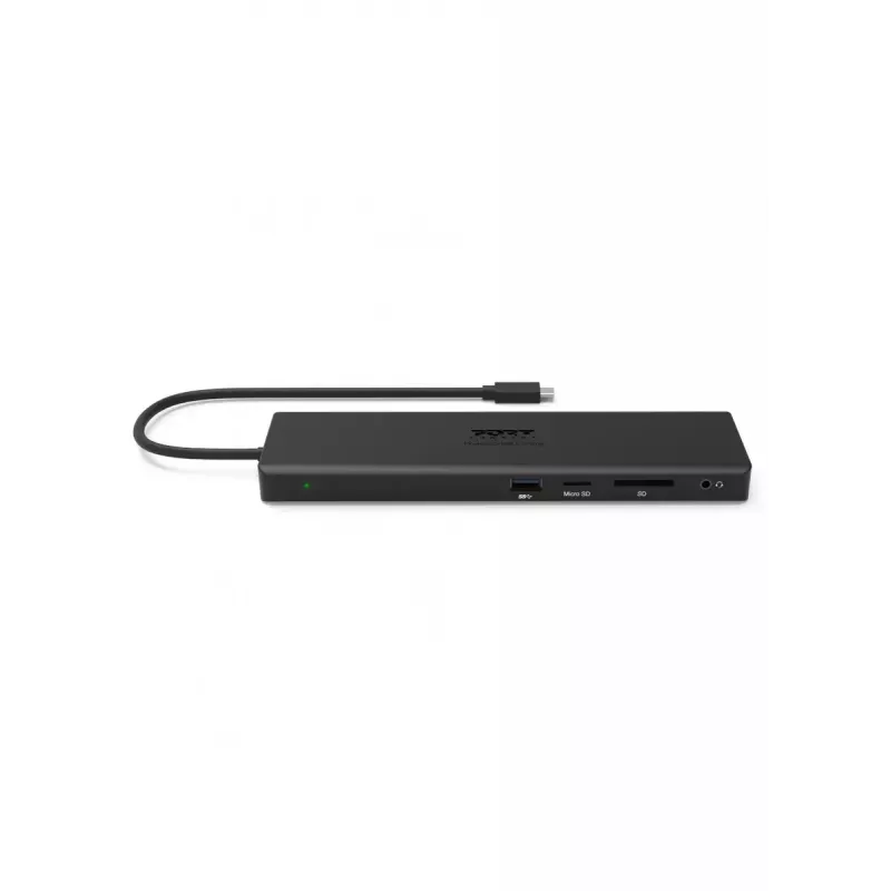 Estación de acoplamiento para portátil Port Replicator Port Designs 901906-W USB 3.2 Gen 2 Type-C negro