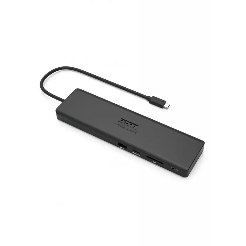 Estación de acoplamiento para portátil Port Replicator Port Designs 901906-W USB 3.2 Gen 2 Type-C negro