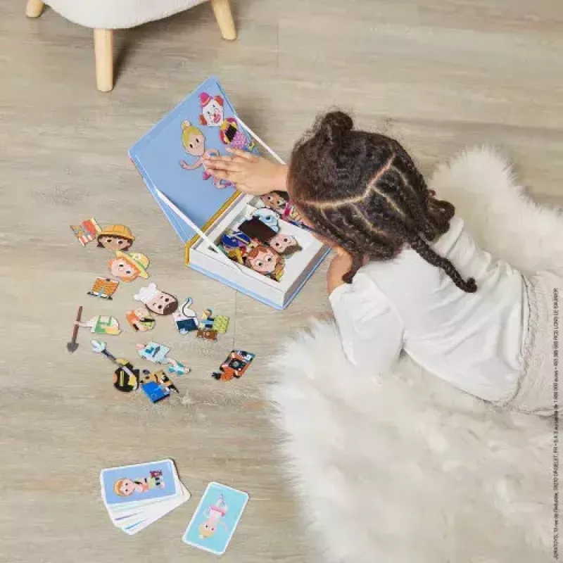 JANOD Magnetibook profesiones edad recomendada 3 a 6 años cartón azul