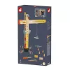 JANOD Grúa grande multicolor madera de haya 3-8 años