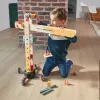 JANOD Grúa grande multicolor madera de haya 3-8 años