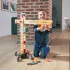 JANOD Grúa grande multicolor madera de haya 3-8 años