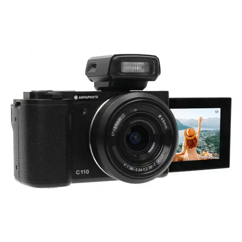 Cámara compacta AgfaPhoto Realishot C110 – 24 MP, CMOS de 1/3,06