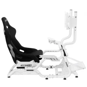 Soporte para monitor de simulador de vuelo/carreras Oplite OP-SMS-GTRW blanco 40