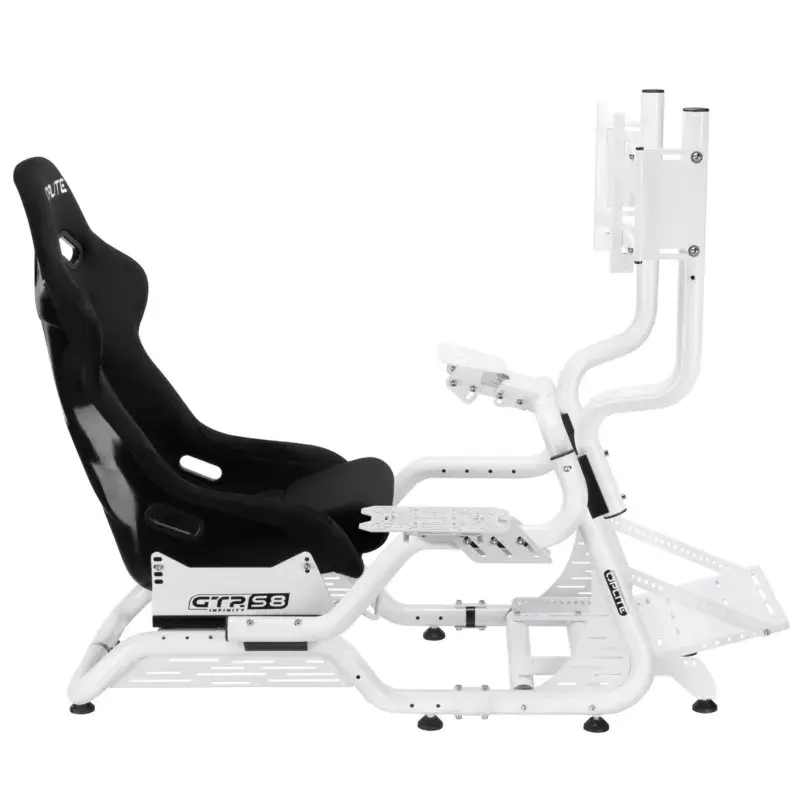 Soporte para monitor de simulador de vuelo/carreras Oplite OP-SMS-GTRW blanco 40