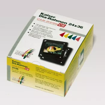 Monturas para diapositivas Kaiser Fototechnik C.A.M./CS 5x5 cm negro