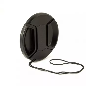 Tapa de objetivo Kaiser Fototechnik Snap-On 77 mm negro 7,7 cm
