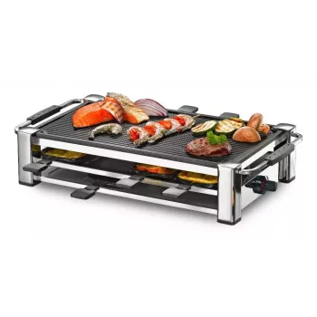 Parrilla raclette Rommelsbacher RCC 1500 1500 W cromo
