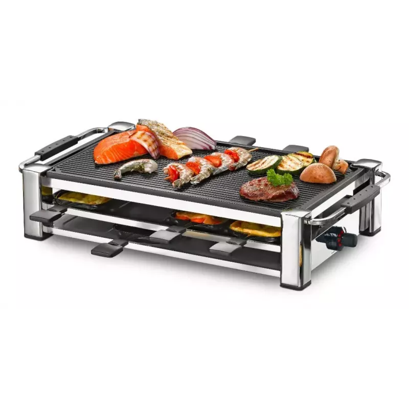 Parrilla raclette Rommelsbacher RCC 1500 1500 W cromo