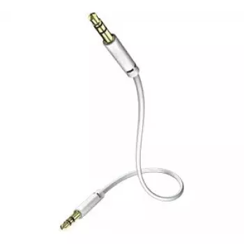 Cable de audio Inakustik 0,5 m Star MP3 3,5 mm 2 x RCA blanco