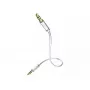 Cable de audio inakustik 003101005 3,5 mm conector macho–conector macho, cobre, contactos dorados, apantallado magnético, 0,5 m, blanco