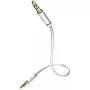 Cable de audio MP3 in-akustik Star, jack estéreo de 3,5 mm, 0,75 m