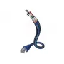 Cable de red Inakustik 00480303 RJ-45 Cat6 3 m azul plata