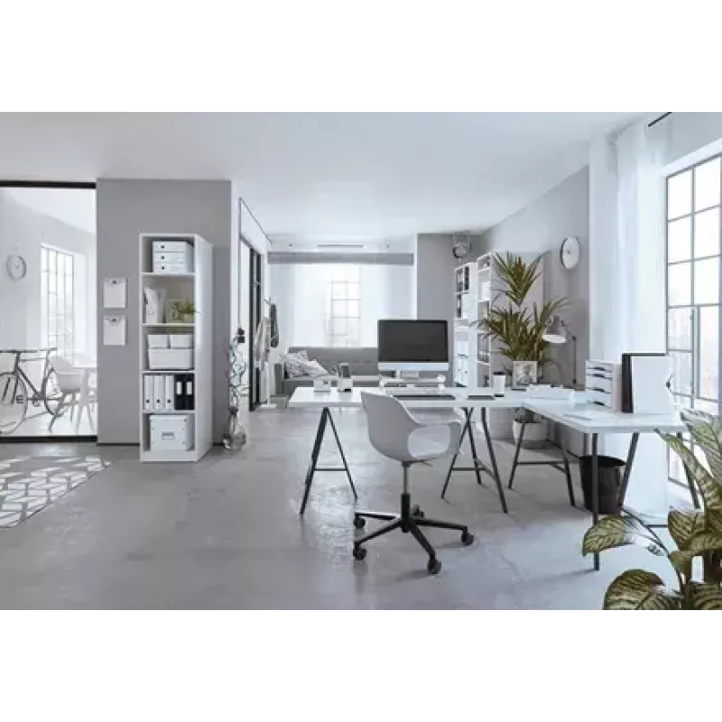 Portapapeles Leitz WOW A4 metal poliestireno blanco