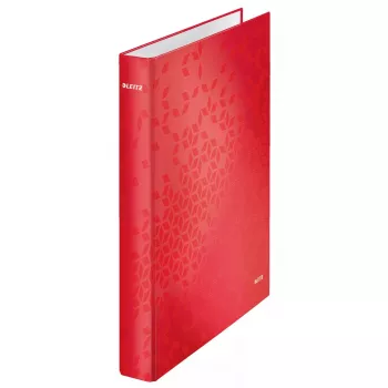 Carpeta de anillas Leitz WOW A4 rojo 250 hojas 40 mm