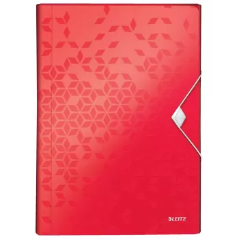 Carpeta de fundas Leitz WOW rojo A4 polipropileno PP