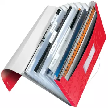 Carpeta de fundas Leitz WOW rojo A4 polipropileno PP