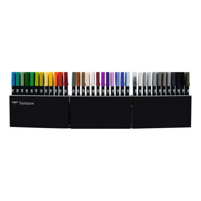 Rotulador Tombow ABT-108C 107 unidades punta pincel y punta fina multicolor