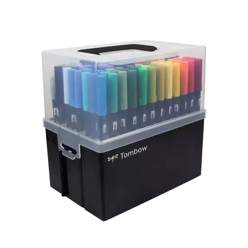 Rotulador Tombow ABT-108C 107 unidades punta pincel y punta fina multicolor