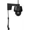 Cámara de vigilancia IP tipo domo ABUS PPIC52520B exterior con cable y sin cable 4K 3840x2160 8MP 4 mm 1/2.8 pulgadas CMOS montaje en pared negro
